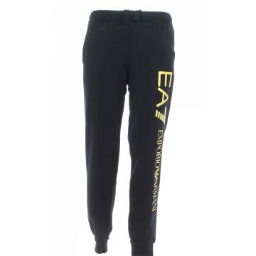 Pantalone Felpa Garzata Slim Fit EA7 Emporio Armani Uomo Tinta Unita