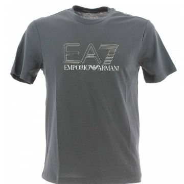 T Shirt Manica Corta Girocollo EA7 Emporio Armani Uomo Logo EA7 2D