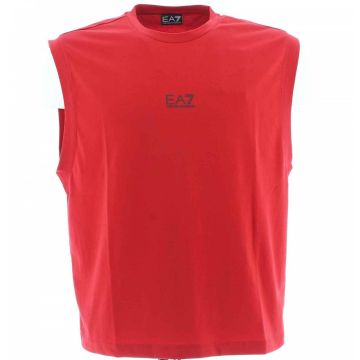 T Shirt Girocollo Senza Maniche Natural Ventus EA7 Emporio Armani Tinta Unita Uomo