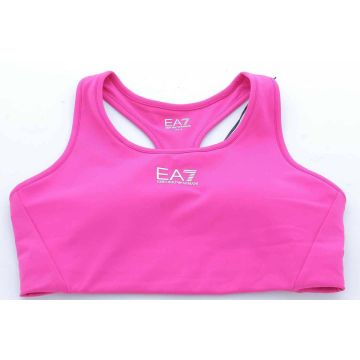 Top Palestra Elasticizzato Vigor7 EA7 Emporio Armani Donna Tinta Unita
