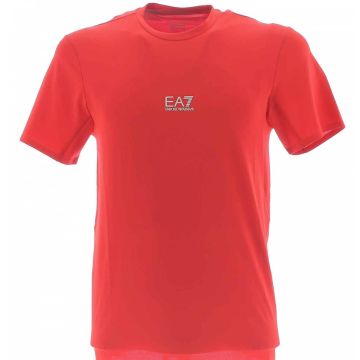 T Shirt Vigor7 Manica Corta Girocollo EA7 Emporio Armani Uomo Elasticizzata Logo EA7