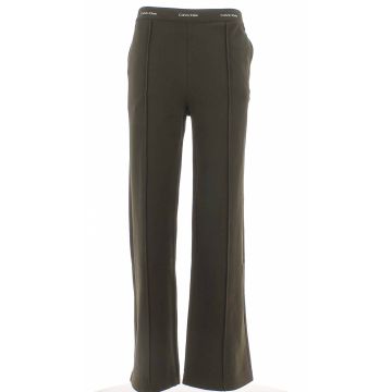Calvin Klein Donna Pantalone Pantapalazzo in Felpa Garzata