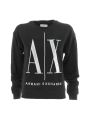 A|X Armani Exchange Donna Maglia Felpa Garzata Icon Period