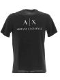 A|X Armani Exchange T Shirt Uomo Manica Corta Giro Collo Tinta Unita