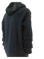 A/X Armani Exchange Uomo Felpa Cappuccio Chiuso Tinta Unita Blu