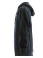 A/X Armani Exchange Uomo Felpa Cappuccio Chiuso Tinta Unita Blu
