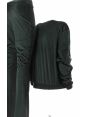 EA7 Emporio Armani Donna Tuta Felpa Velour Giro Collo