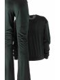 EA7 Emporio Armani Donna Tuta Felpa Velour Giro Collo