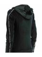 EA7 Emporio Armani Donna Felpa  Cappuccio Full Zip Velour