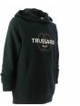 Trussardi Uomo Felpa Cappuccio Chiuso Tinta Unita