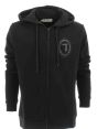 Trussardi Uomo Felpa Full Zip Con Cappuccio Tinta Unita