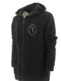 Trussardi Uomo Felpa Full Zip Con Cappuccio Tinta Unita