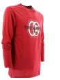 Trussardi T Shirt Uomo Manica Lunga Giro Collo Tinta Unita