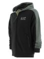 EA7 Emporio Armani Uomo Felpa Cappuccio Full Zip