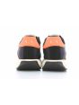 Armani Exchange Uomo Scarpe Running Nero/Bianco/Arancio