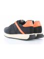 Armani Exchange Uomo Scarpe Running Nero/Bianco/Arancio