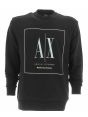 A|X Armani Exchange Uomo Felpa Giro Collo
