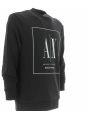 A|X Armani Exchange Uomo Felpa Giro Collo