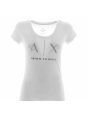 A|X Armani Exchange Donna T Shirt Manica Corta Giro Collo Tinta Unita