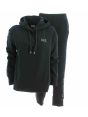 EA7 Emporio Armani Donna Tuta Felpa Garzata Capp Chiuso Tinta Unita
