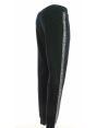 EA7 Emporio Armani Pantalone Donna Felpa Garzata Nero Con Strass