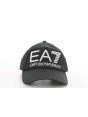 EA7 Emporio Armani Uomo Cappellino Con Visiera Tinta Unita Nero