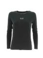 EA7 Emporio Armani Donna T Shirt Manica Lunga Giro Collo