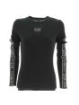 EA7 Emporio Armani Donna T Shirt Manica Lunga Giro Collo