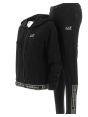 EA7 Emporio Armani Donna Tuta Felpa Full Zip Cappuccio