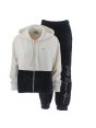 EA7 Emporio Armani Donna Tuta Felpa Full Zip Cappuccio
