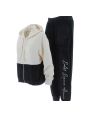EA7 Emporio Armani Donna Tuta Felpa Full Zip Cappuccio