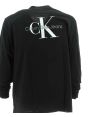 Calvin Klein Uomo T Shirt Manica Lunga Giro Collo