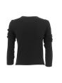 Calvin Klein Donna T Shirt Manica Lunga Giro Collo