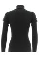 Calvin Klein Donna T Shirt Manica Lunga Giro Collo
