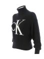 Calvin Klein Donna Maglia Cotone Collo Alto