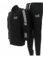 EA7 Emporio Armani Uomo Tuta Felpa Full Zip Cappuccio