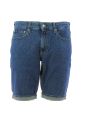 Calvin Klein Uomo Bermuda Jeans Stone Wash Blue Regular Fit