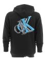 Calvin Klein Uomo Felpa Garzata Cappuccio Chiuso Tinta Unita