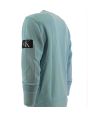 Calvin Klein Uomo Felpa Garzata Giro Collo Tinta Unita