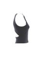 Calvin Klein Donna Canotta Top Lungo Tinta Unita Elasticizzata