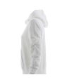 Calvin Klein Donna Felpa Garzata Cappuccio Chiuso Tinta Unita Big Logo CK