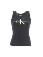Calvin Klein Jeans Donna Canottiera Realizzata in morbida maglia a costine elasticizzata