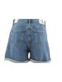 Calvin Klein Donna Pantaloncino Short Mom Jeans Tinta Unita