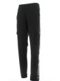 EA7 Emporio Armani Donna Pantalone Cargo Felpa Garzata Tinta Unita Nero