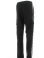 EA7 Emporio Armani Donna Pantalone Cargo Felpa Garzata Tinta Unita Nero