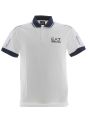 EA7 Emporio Armani Uomo Polo Manica Corta Tinta Unita Con Tape Logato EA7