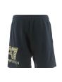 EA7 Emporio Armani Uomo Bermuda in Felpa Garzata Tinta Unita Con Coulisse