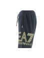 EA7 Emporio Armani Uomo Bermuda in Felpa Garzata Tinta Unita Con Coulisse