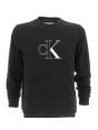 Calvin Klein Felpa Felpata Giro Collo Tinta Unita Uomo