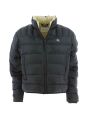 Calvin Klein Jeans Giacca Donna Nera Bomber Crop con Logo Piccolo